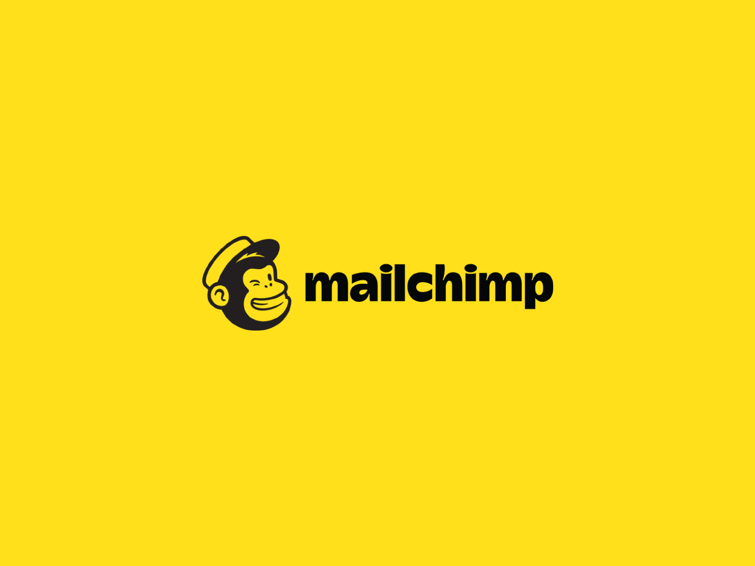 MailChimp mascot and wordmark