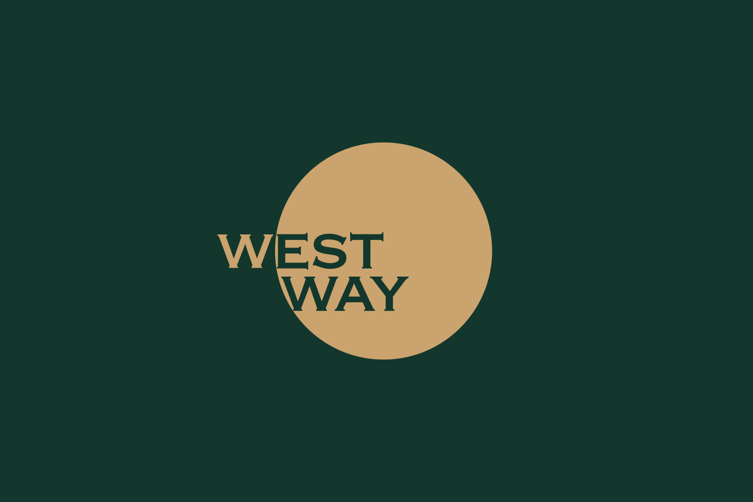 Westway logo on dark green
