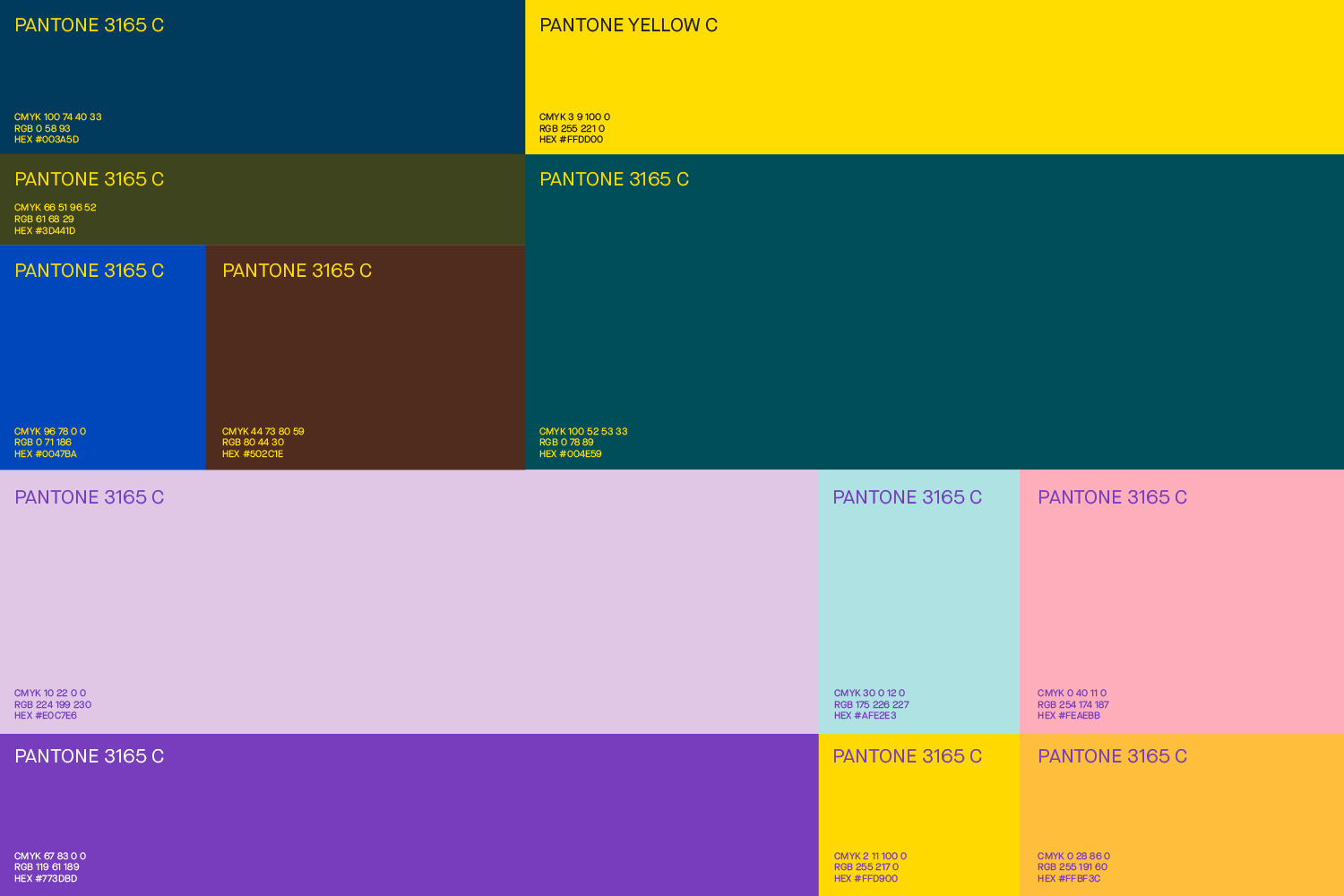 Brides Color Palette layout