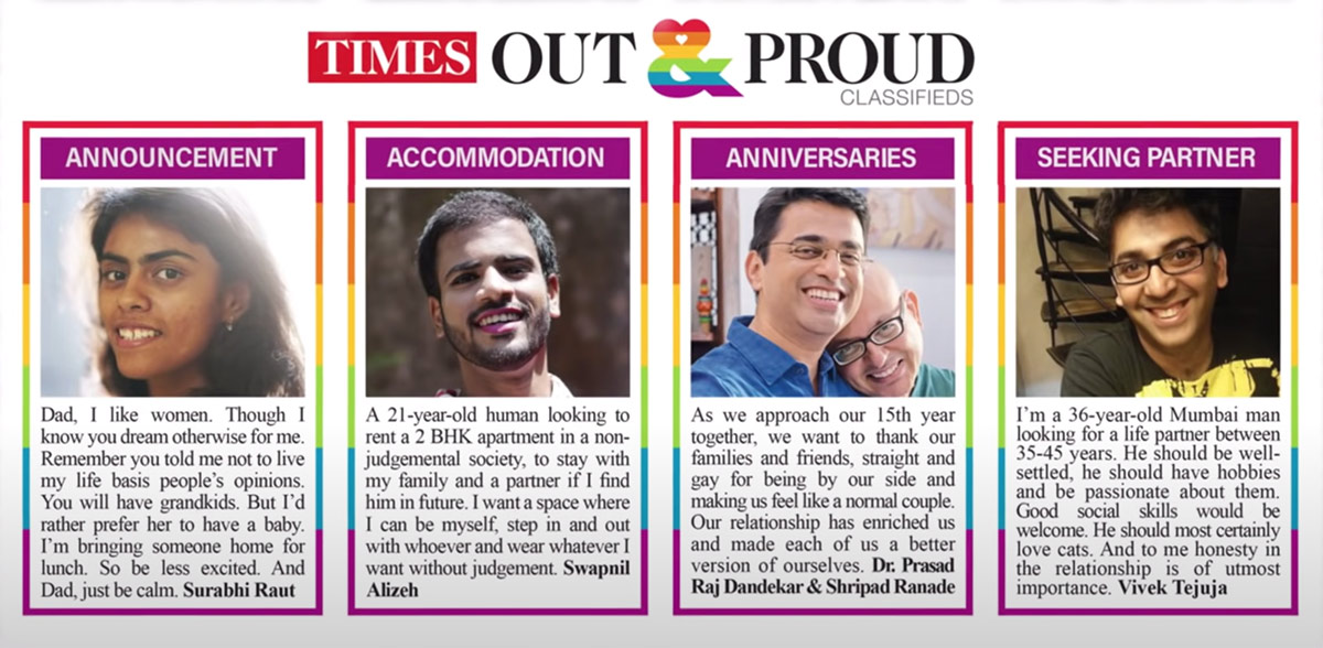 Times Out and Proud campaign