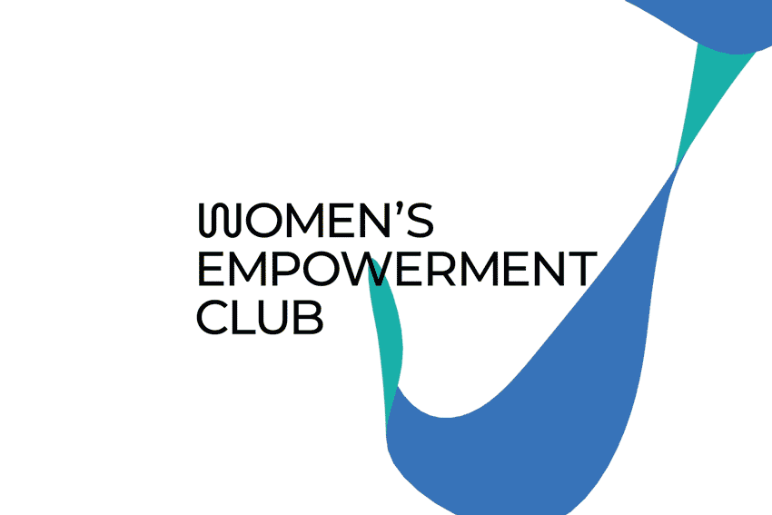 women's empowerment club logo animation