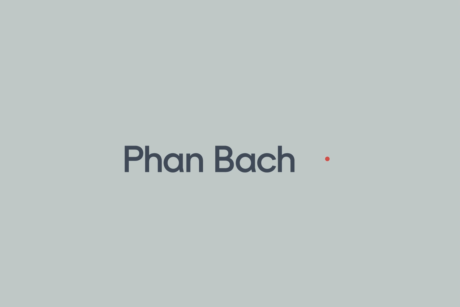 Phan Bach logo animation
