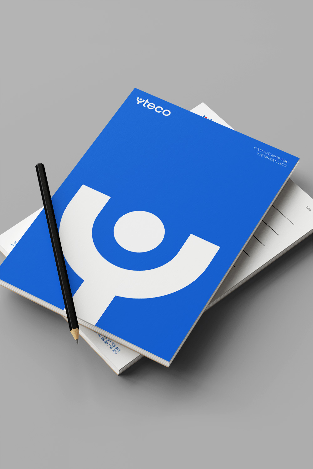 YTECO notepad designed mockup