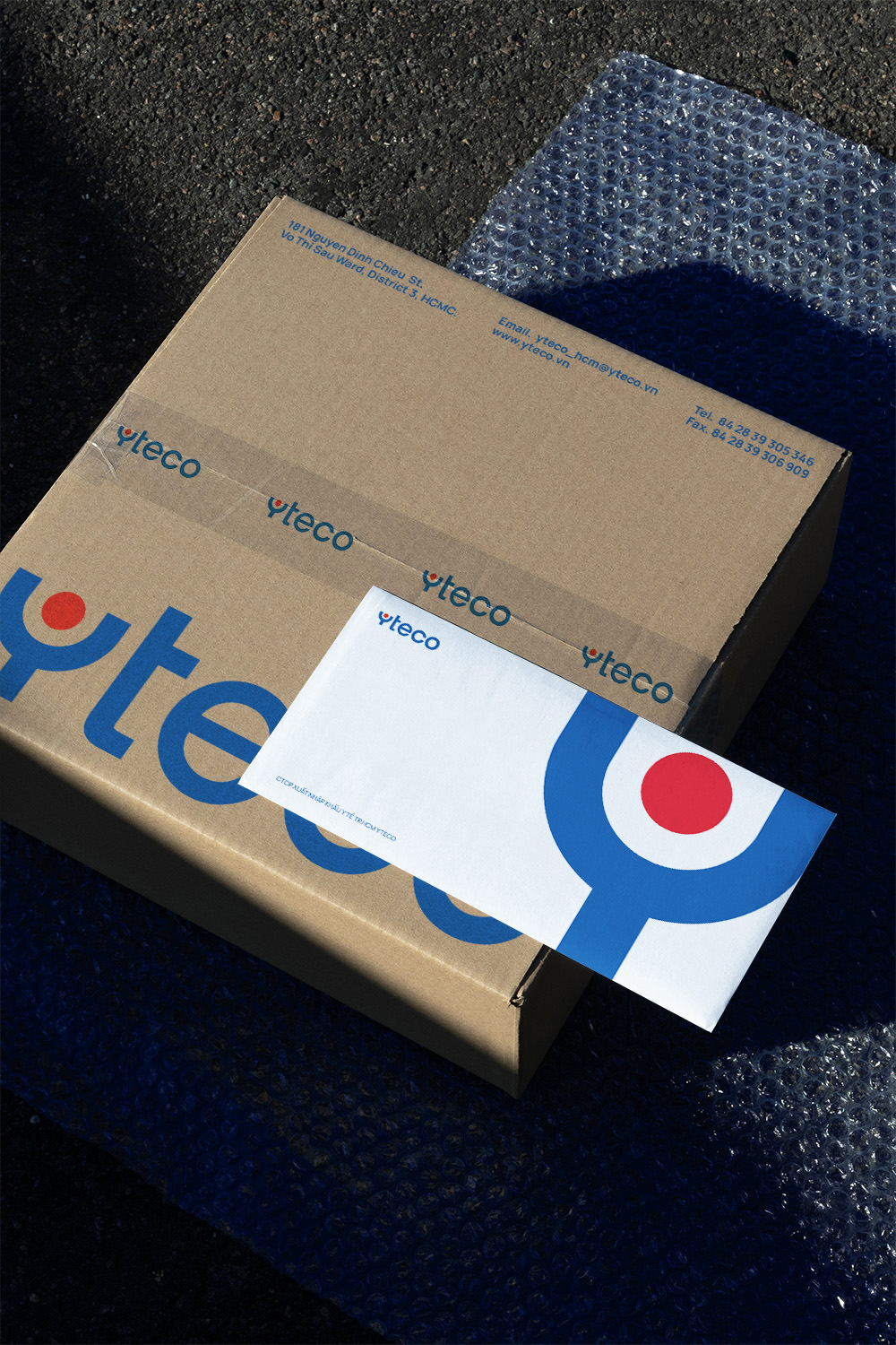 YTECO packaging designed mockup