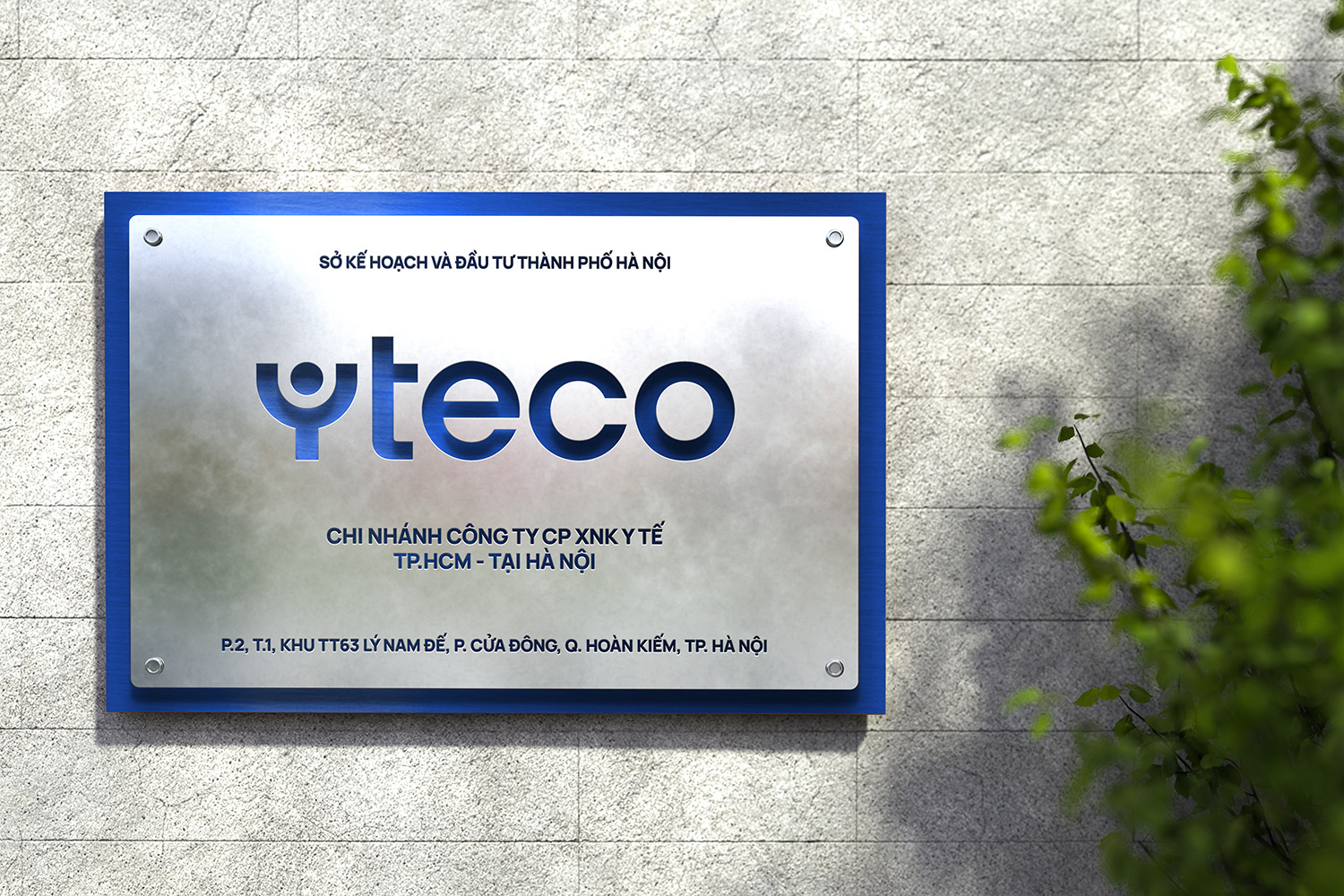 YTECO | Silver Signage