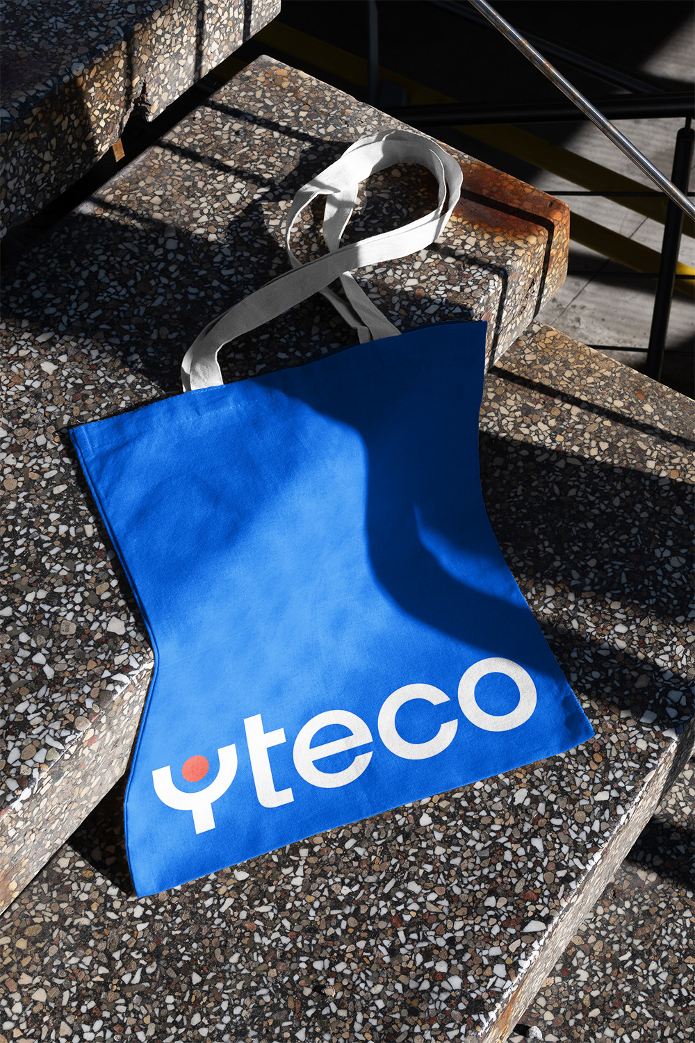 YTECO tote-bag designed mockup