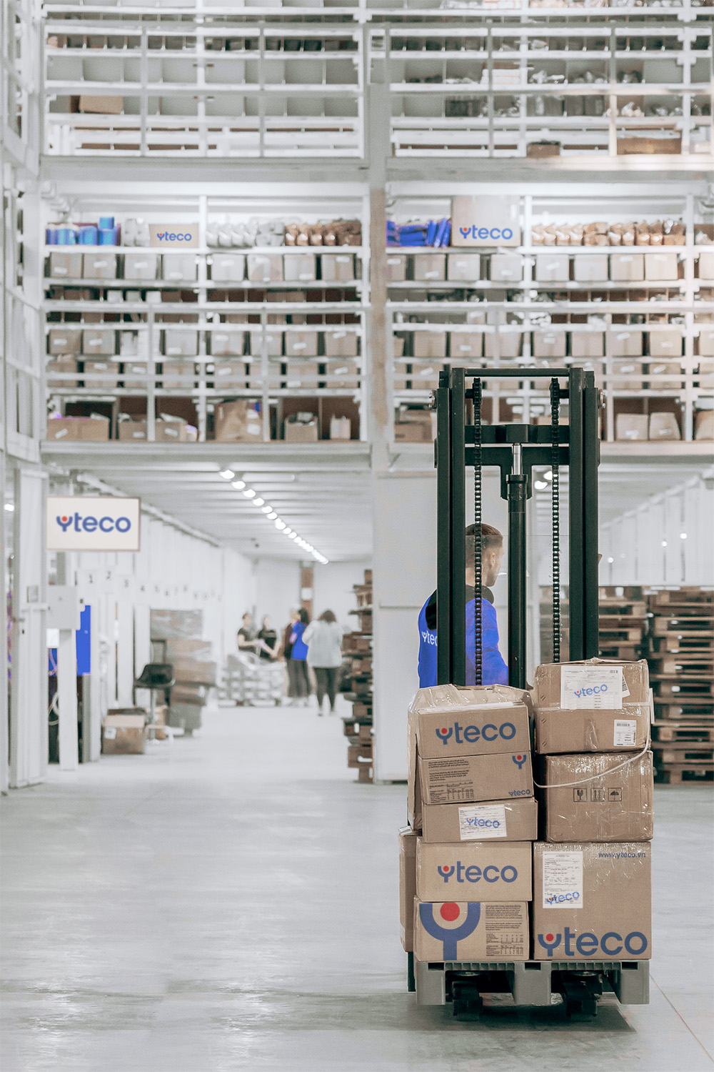 YTECO warehouse mockup