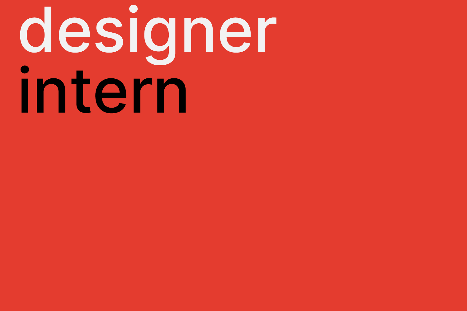 Brand Designer Intern thumbnail