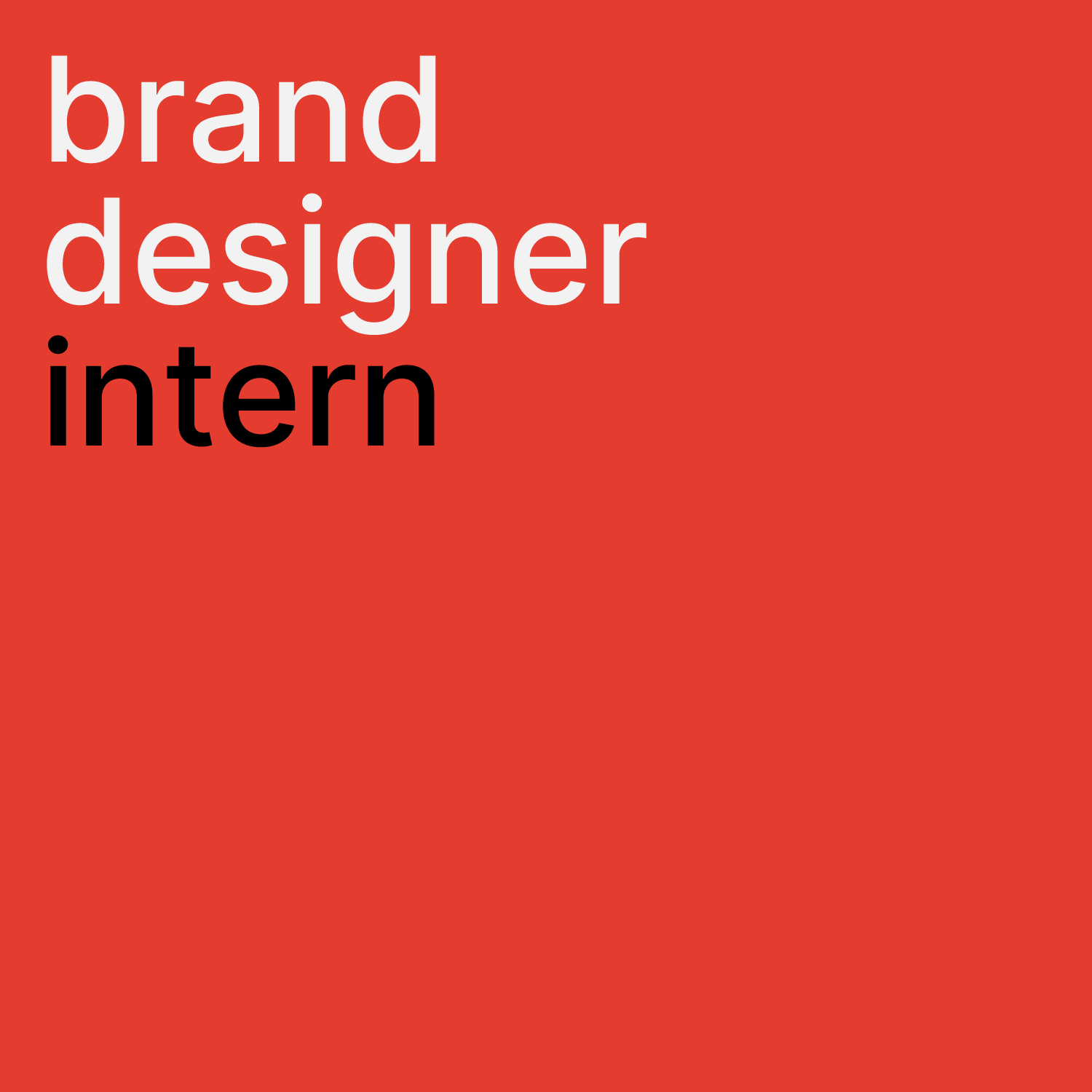 Brand Designer Intern thumbnail