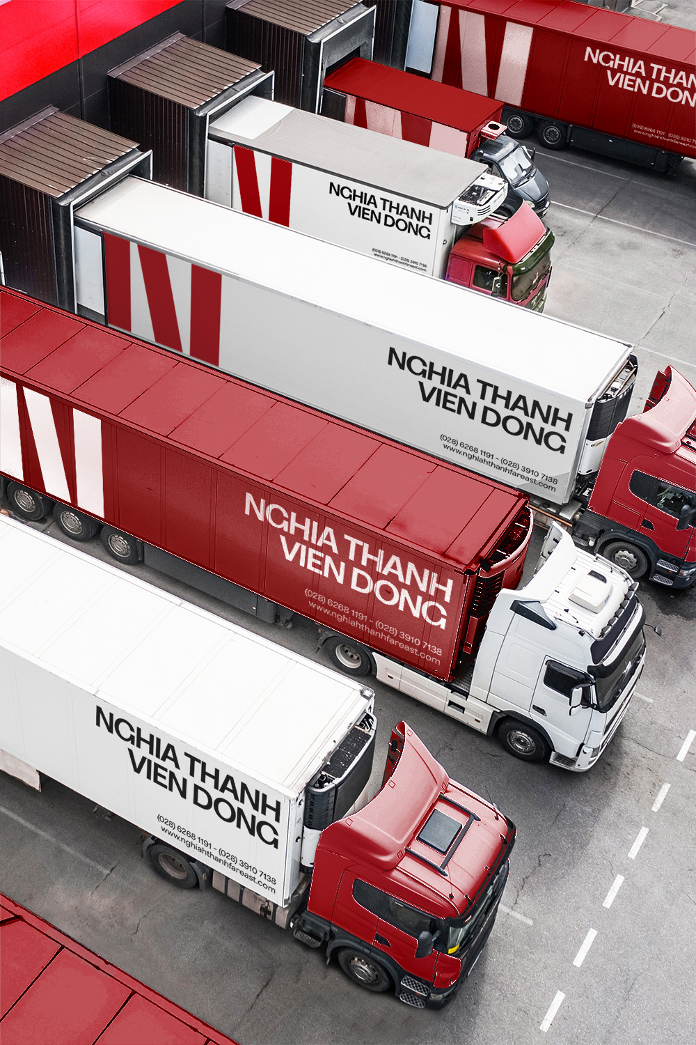 Nghia Thanh Truck Mockup