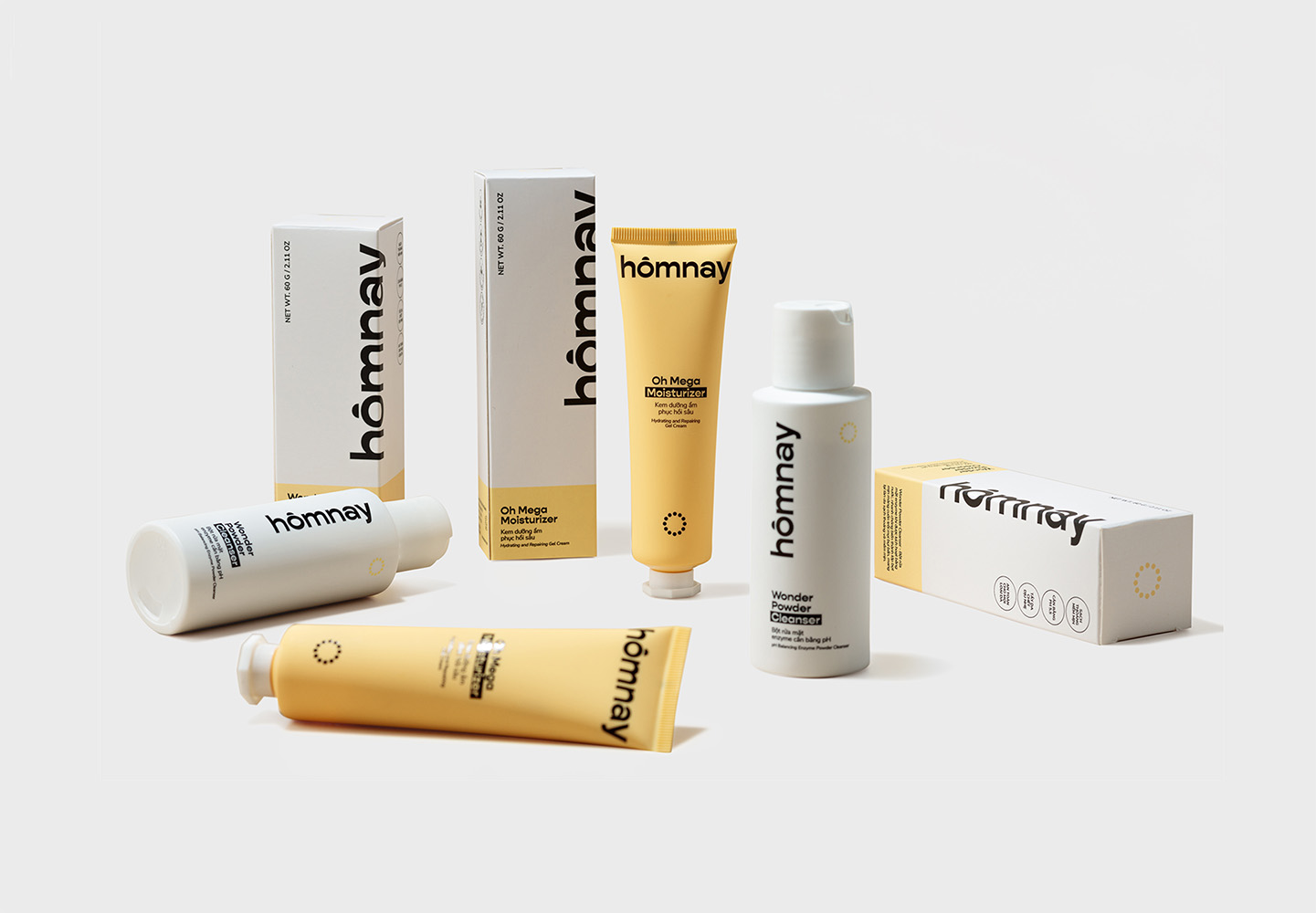 homna group shot packaging product