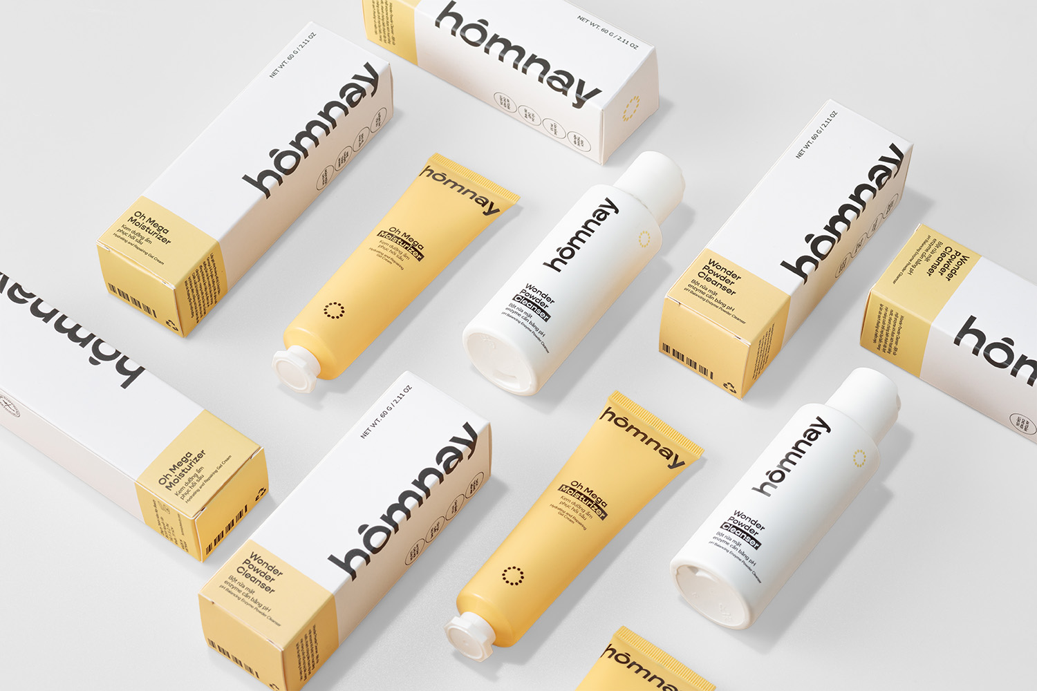 homna group shot packaging product