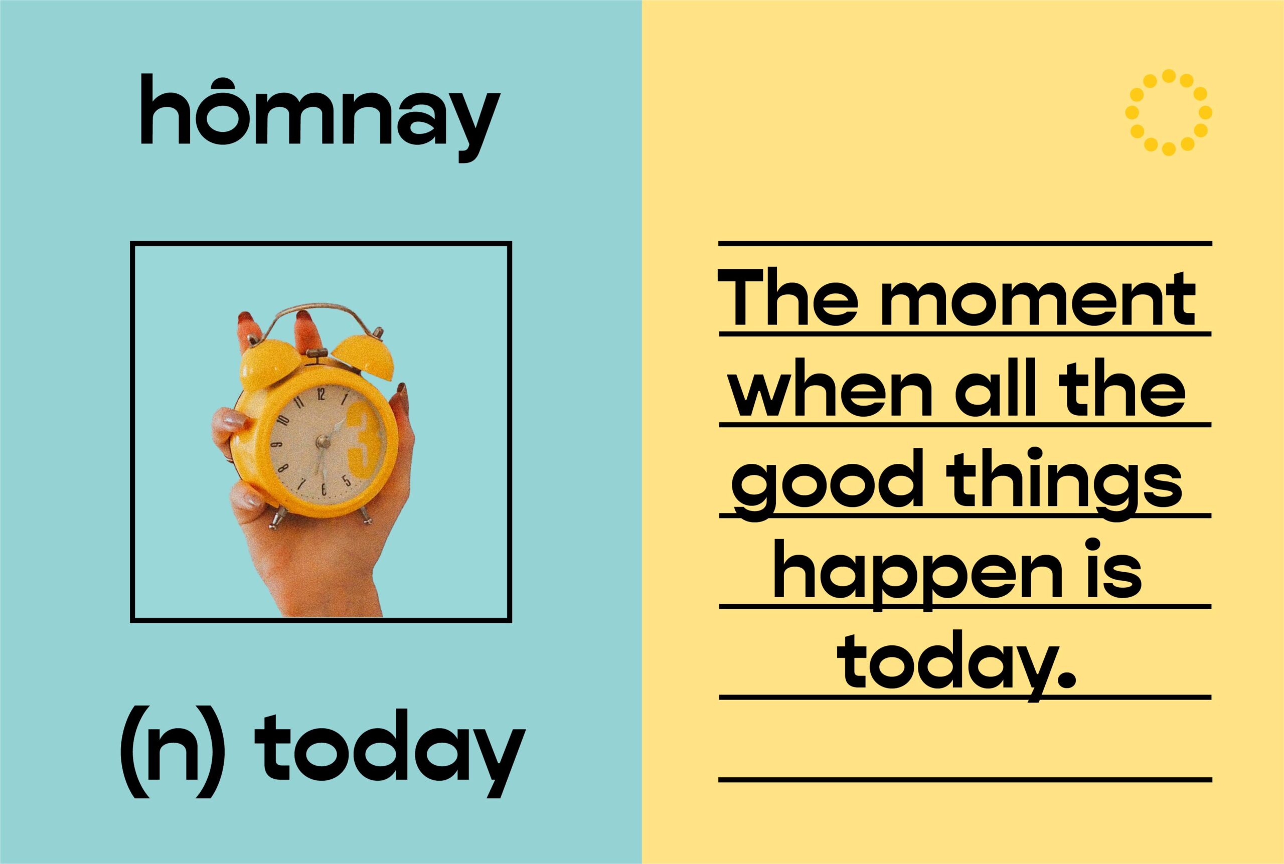 homnay | definition poster
