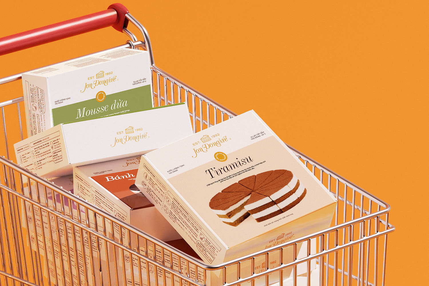 Jon-Donaire’s-cake-boxes-in-shopping-cart