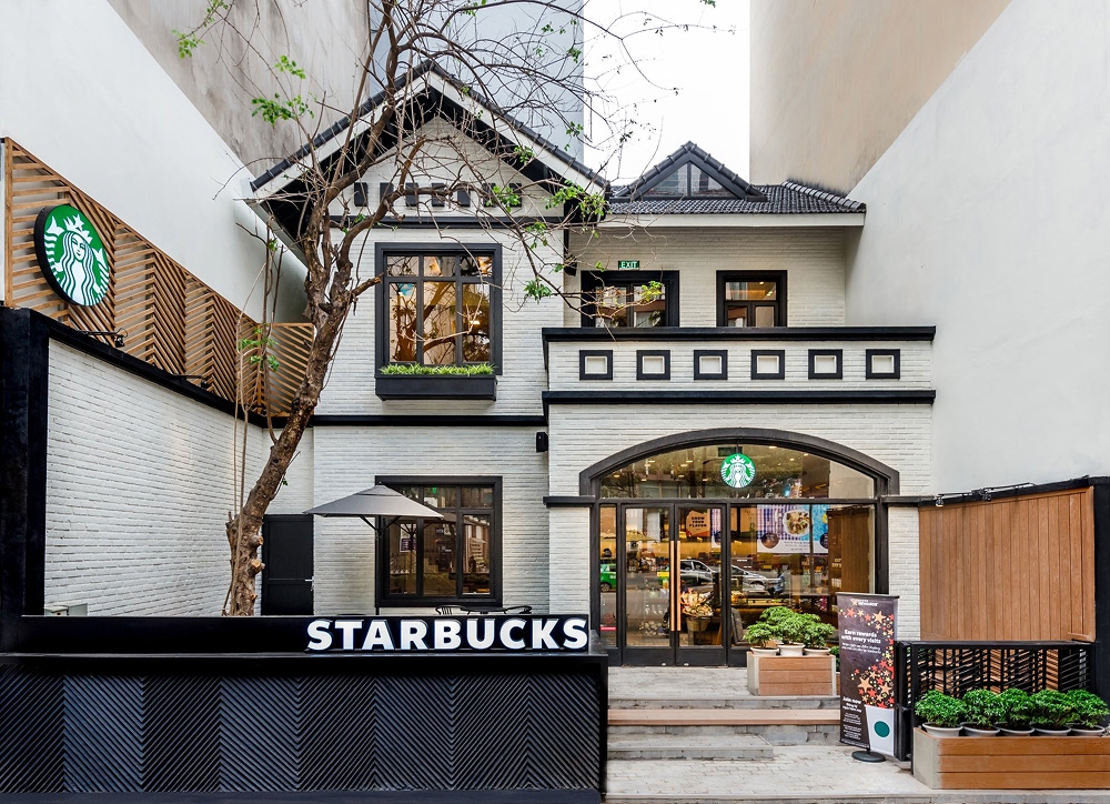 Starbucks Duy T&acirc;n tại H&agrave; Nội