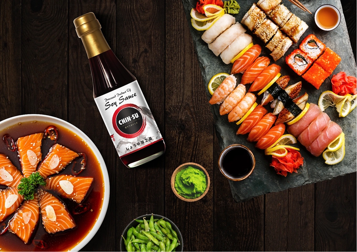 Nước tương Chin-su l&ecirc;n men tự nhi&ecirc;n chuẩn Nhật